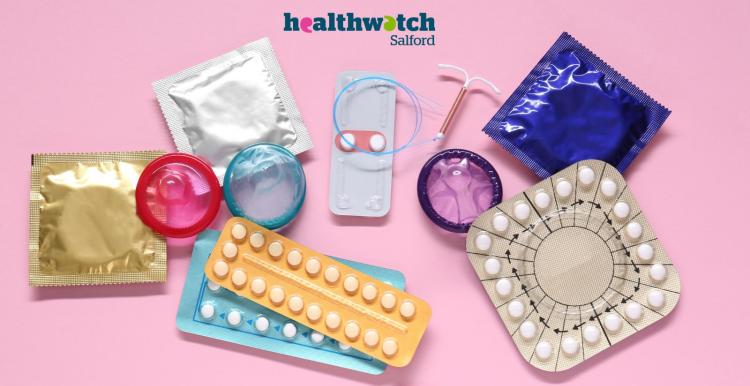 A photo of contraceptives, such as condoms, the combined pill and the coil