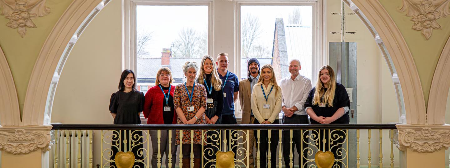 The staff team and board members at Healthwatch Salford